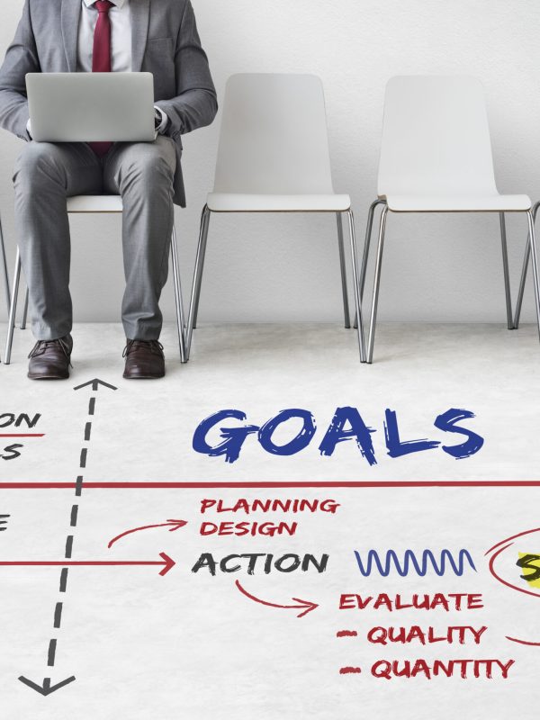 Target Achievement Goals Strategy Concept